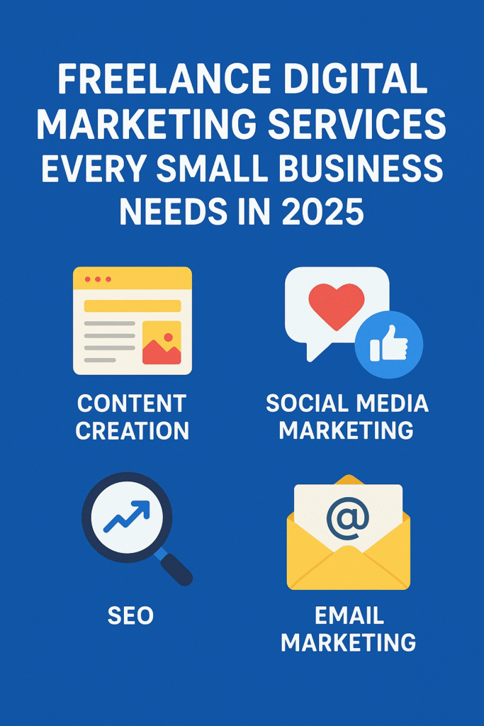Freelance Digital Marketing Services Every Small Business Needs in 2025
